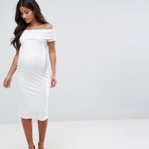 Asos Maternity White dress